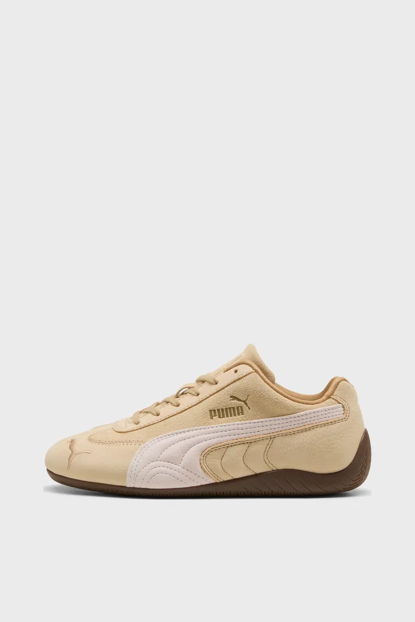 Женские бежевые замшевые кроссовки Speedcat Wine Club Sneakers Women 4