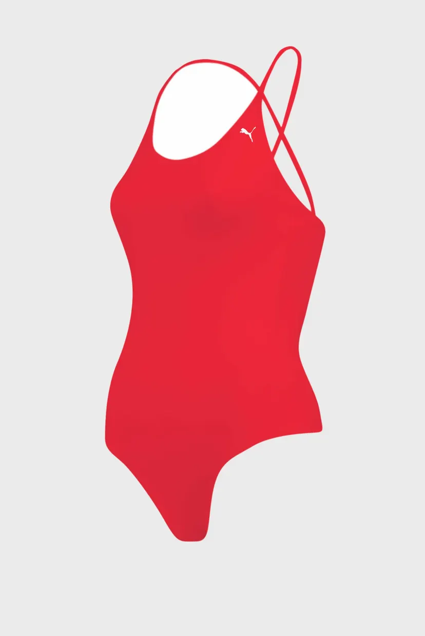 Жіночий червоний купальник Swim Women’s V-Neck Cross-back Swimsuit 9