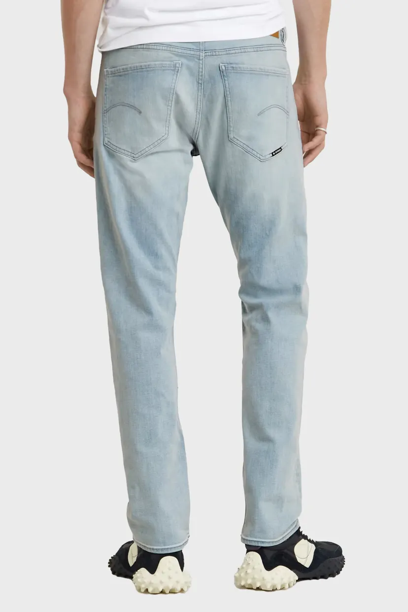 Чоловічі блакитні джинси Mosa Straight 3