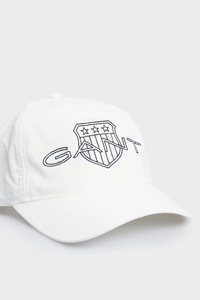 Чоловіча біла кепка LOGO CRINKLE CAP 3