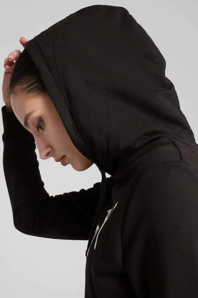 Женское черное худи ESS No. 1 Logo Hoodie Women 5