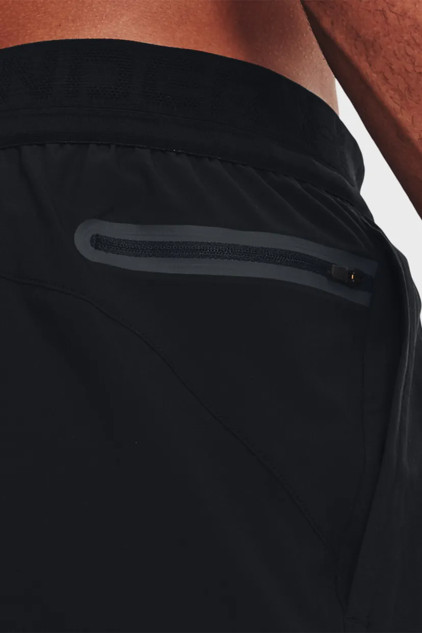 Мужские черные шорты UA Peak Woven Shorts 4