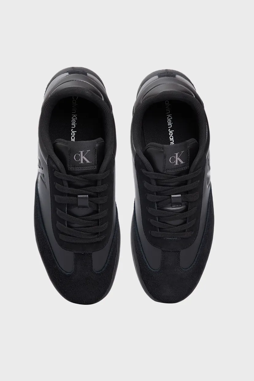 Мужские черные кожаные сникерсы CLASSIC CUPLOWLACEUP LTH FAD 4