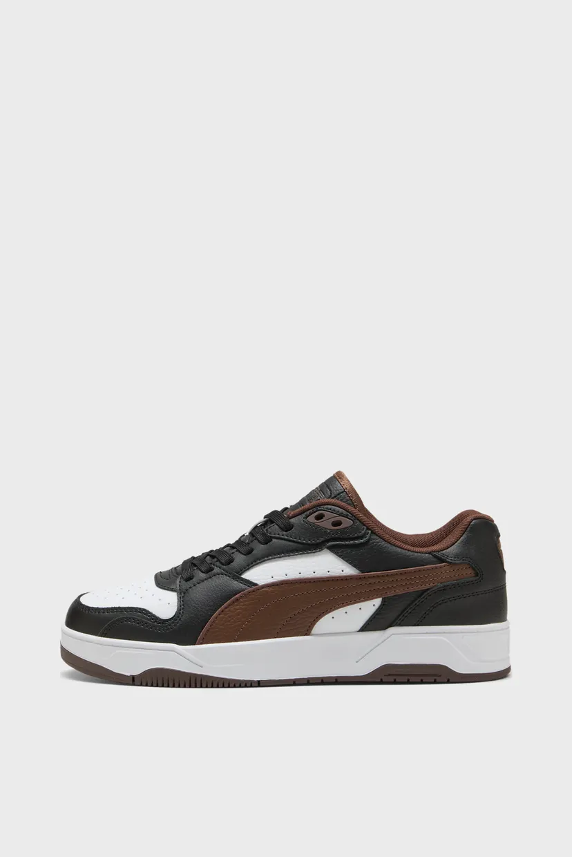 Черные кожаные сникерсы RBD Break Sneakers Unisex 3