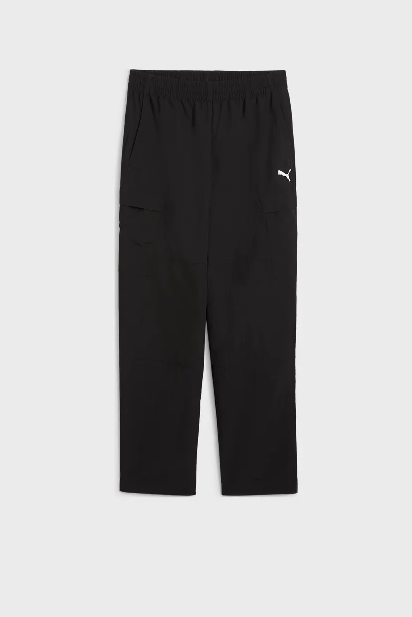 Дитячі чорні спортивні штани WARDROBE ESS Relaxed Woven Cargo Pants Youth 4