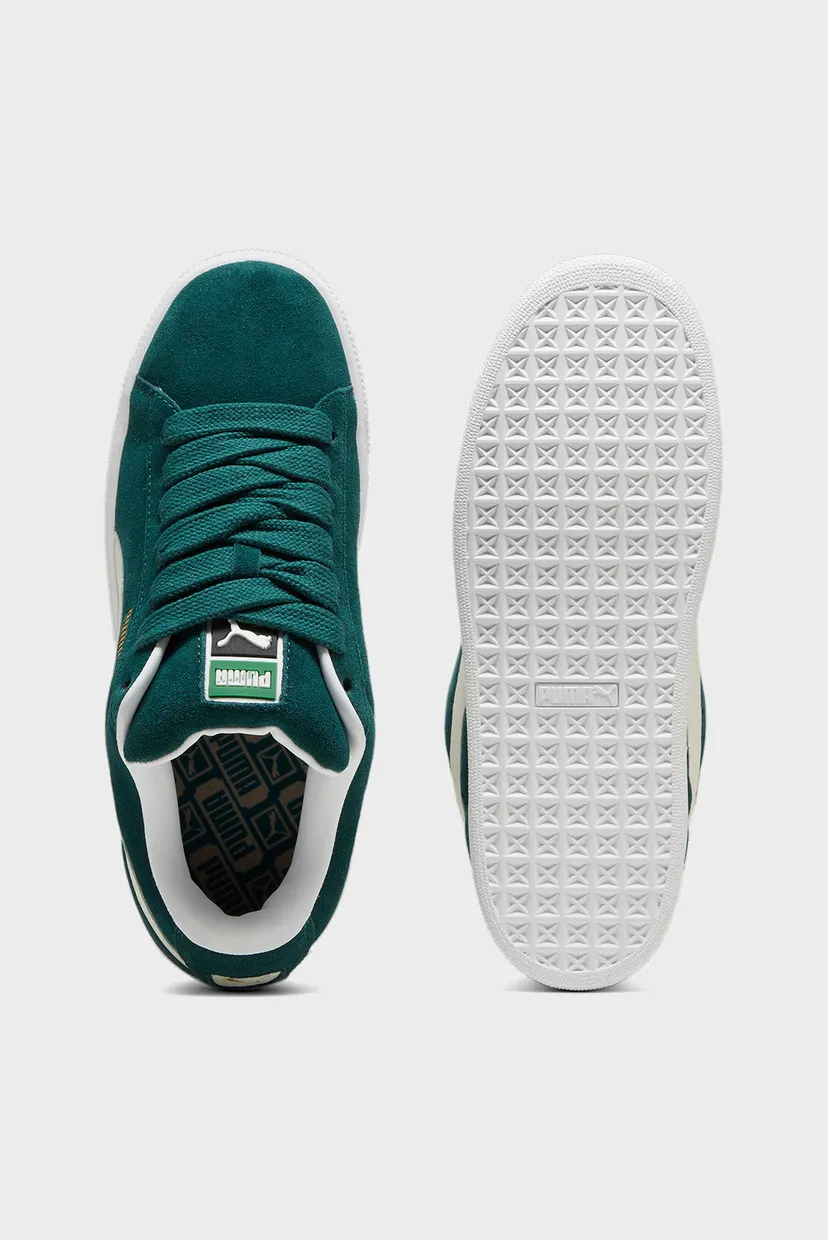 Зеленые замшевые сникерсы Suede XL Sneakers 5