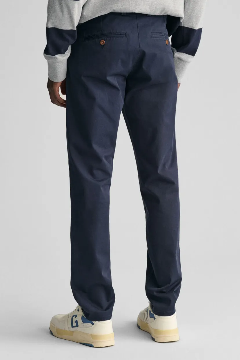 Мужские темно-синие чиносы SLIM TWILL CHINOS 3