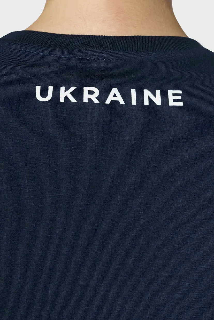 Жіноча темно-синя футболка 5