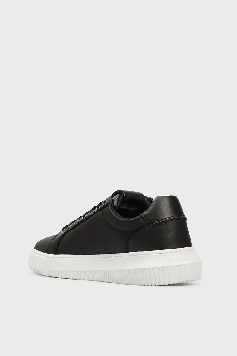 Чоловічі чорні шкіряні снікерси CHUNKY CUPSOLE CLEAN LOW 5