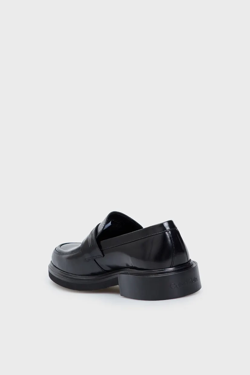 Чоловічі чорні шкіряні лофери MOCASSIN LTH HF 5