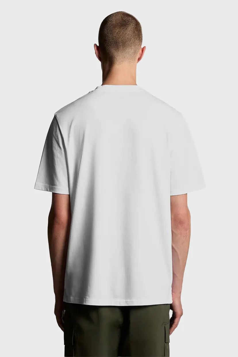 Мужская белая футболка OVERSIZED 3