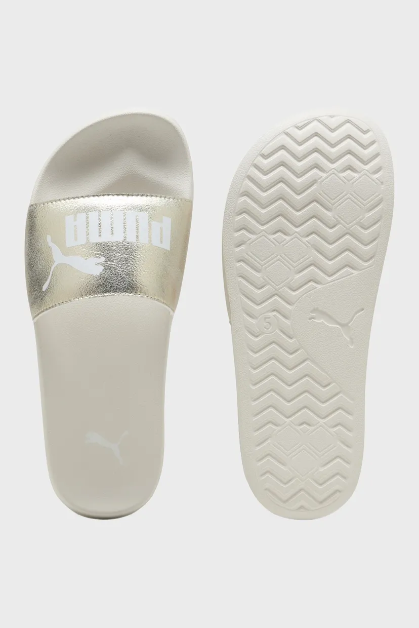 Женские золотистые слайдеры Leadcat 2.0 Metallic 4