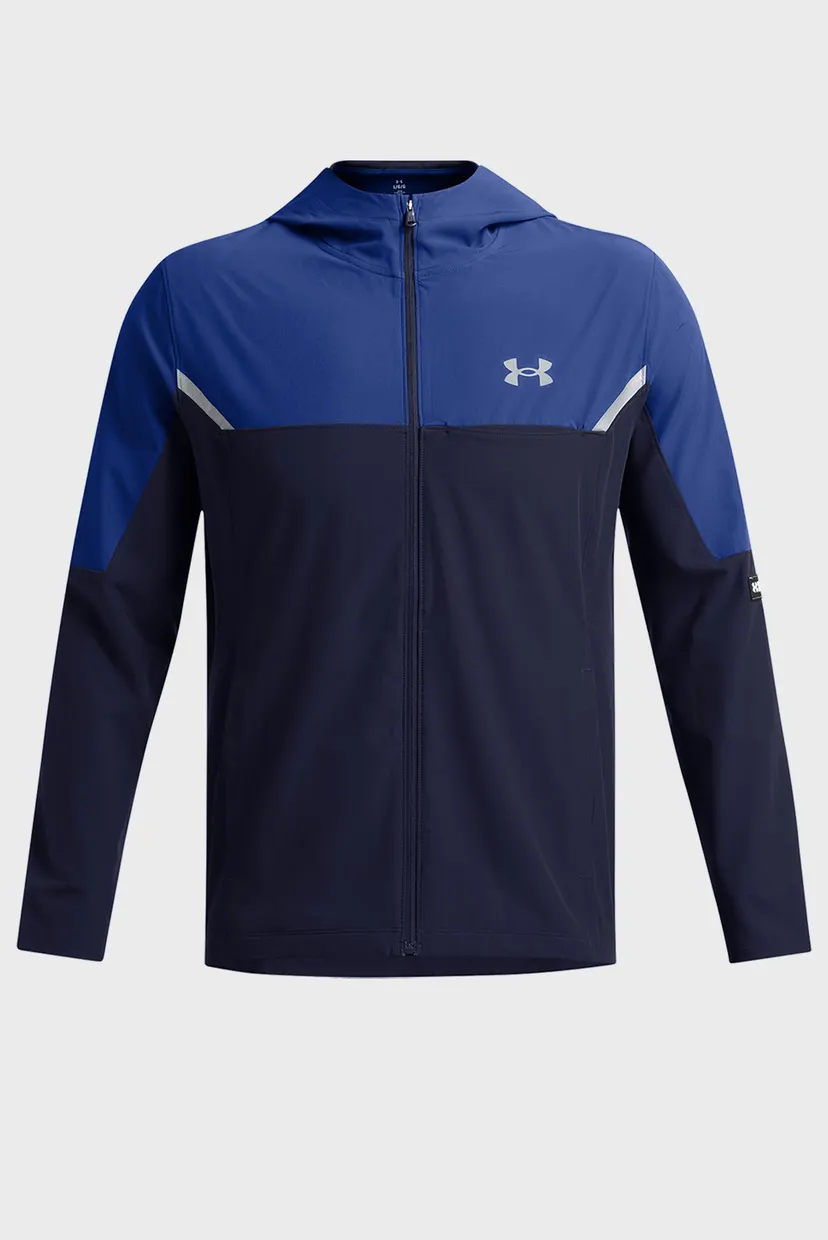 Чоловіча темно-синя вітровка Vanish Woven Utility Jacket 4
