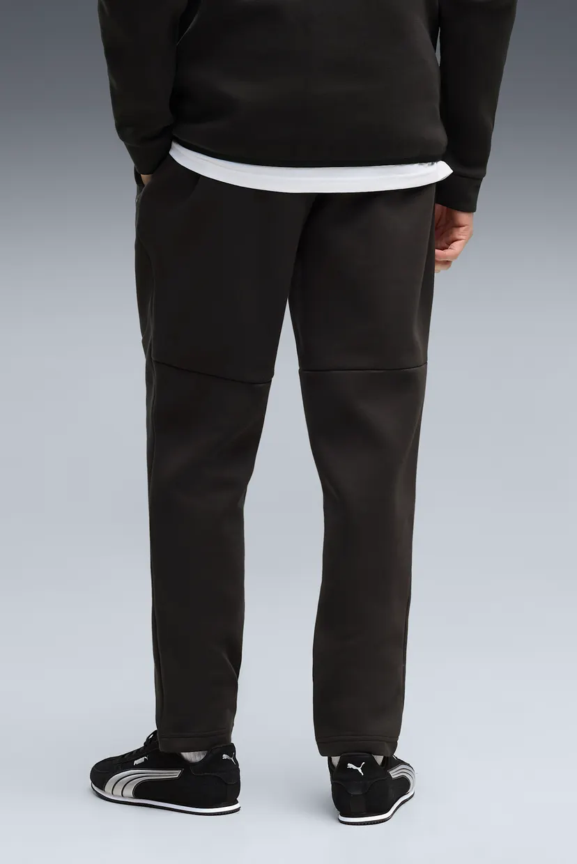 Мужские черные спортивные брюки PUMATECH Knitted Pants Men 3