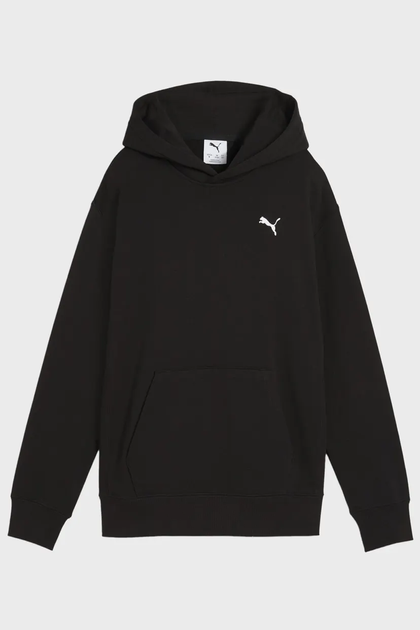 Детское черное худи Wardrobe Essentials Relaxed Hoodie Youth 4
