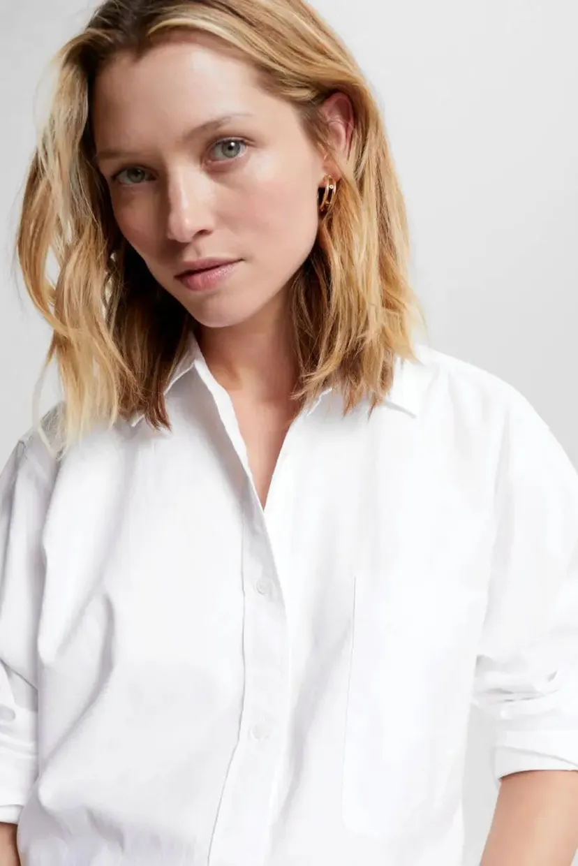 Жіноча біла сорочка OXFORD OVERSIZED 4
