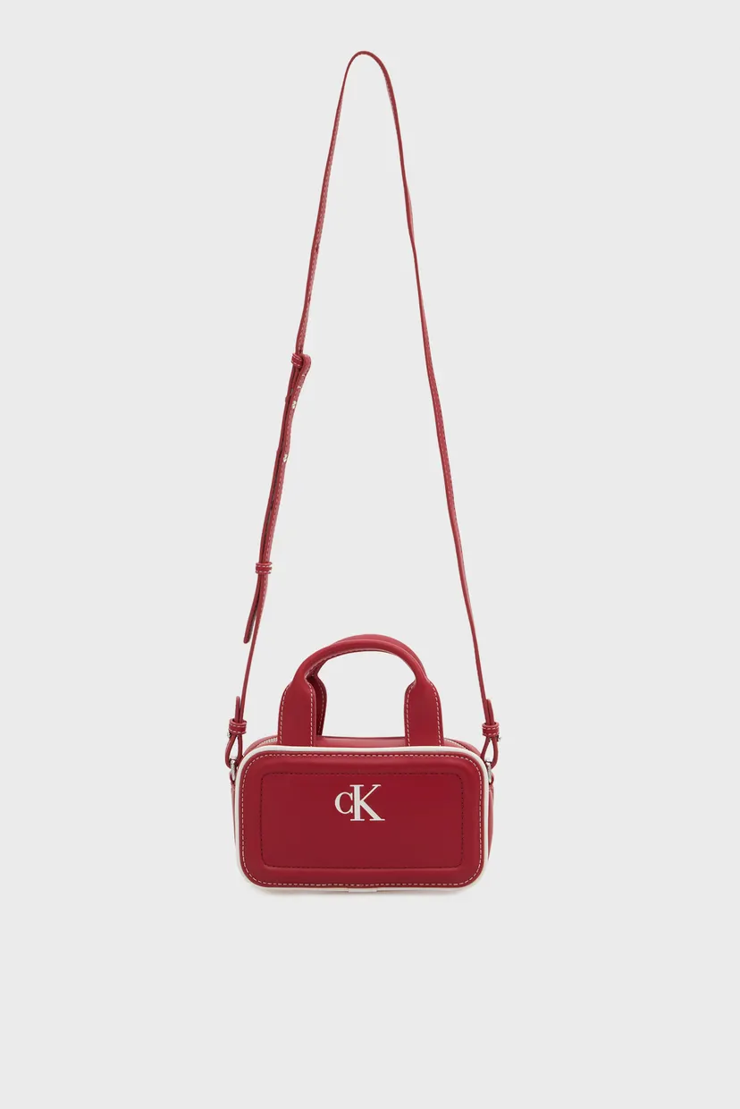 Жіноча червона сумка CONTRAST MINI BAULETTO 5