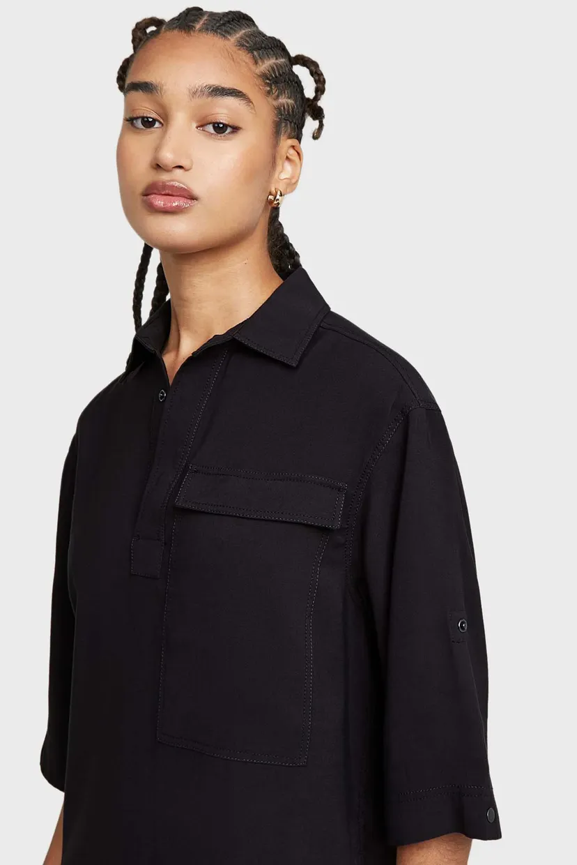 Женское черное платье Shirt 4