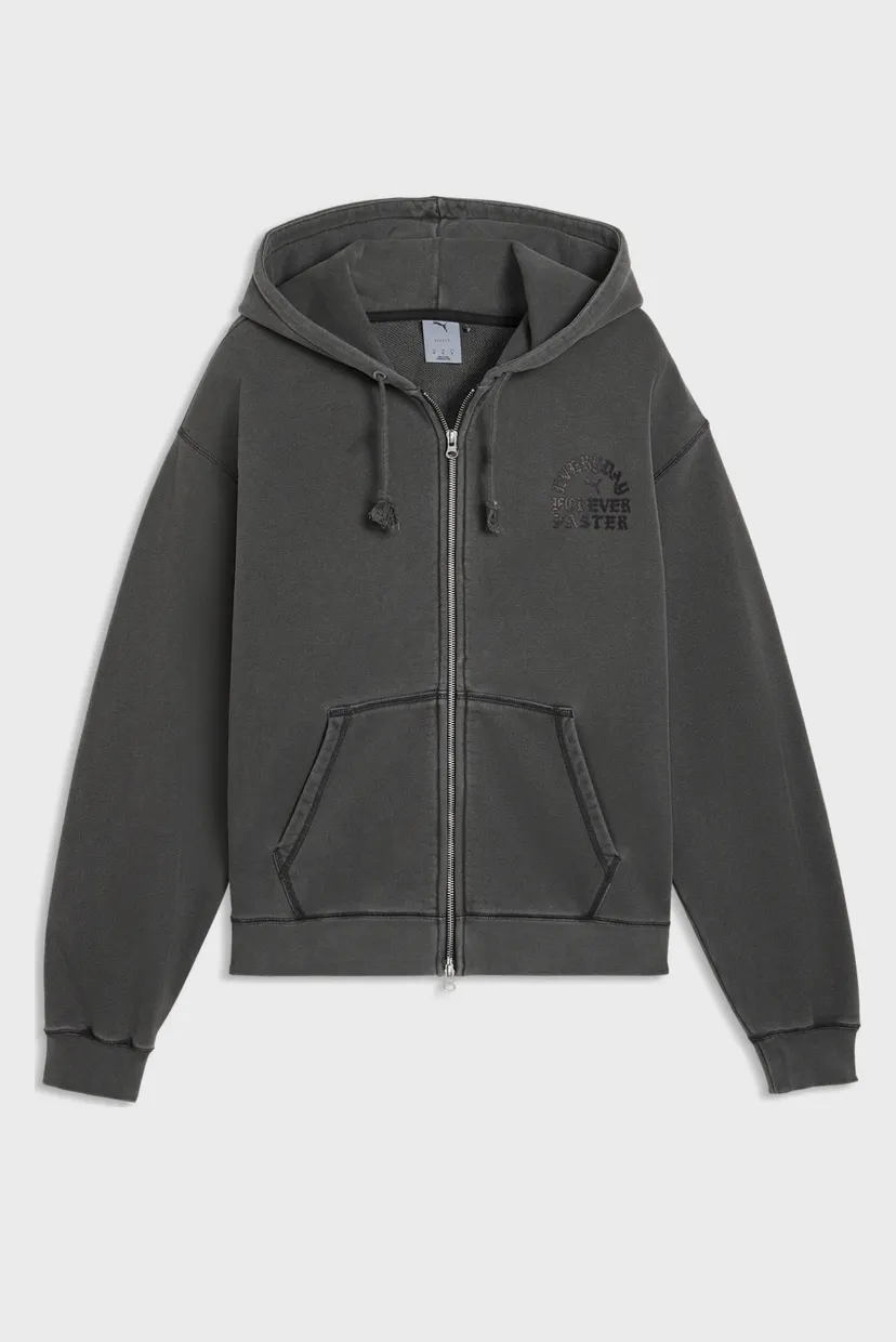 Мужское темно-серое худи PUMA.NOW Full-Zip Hoodie Men 6