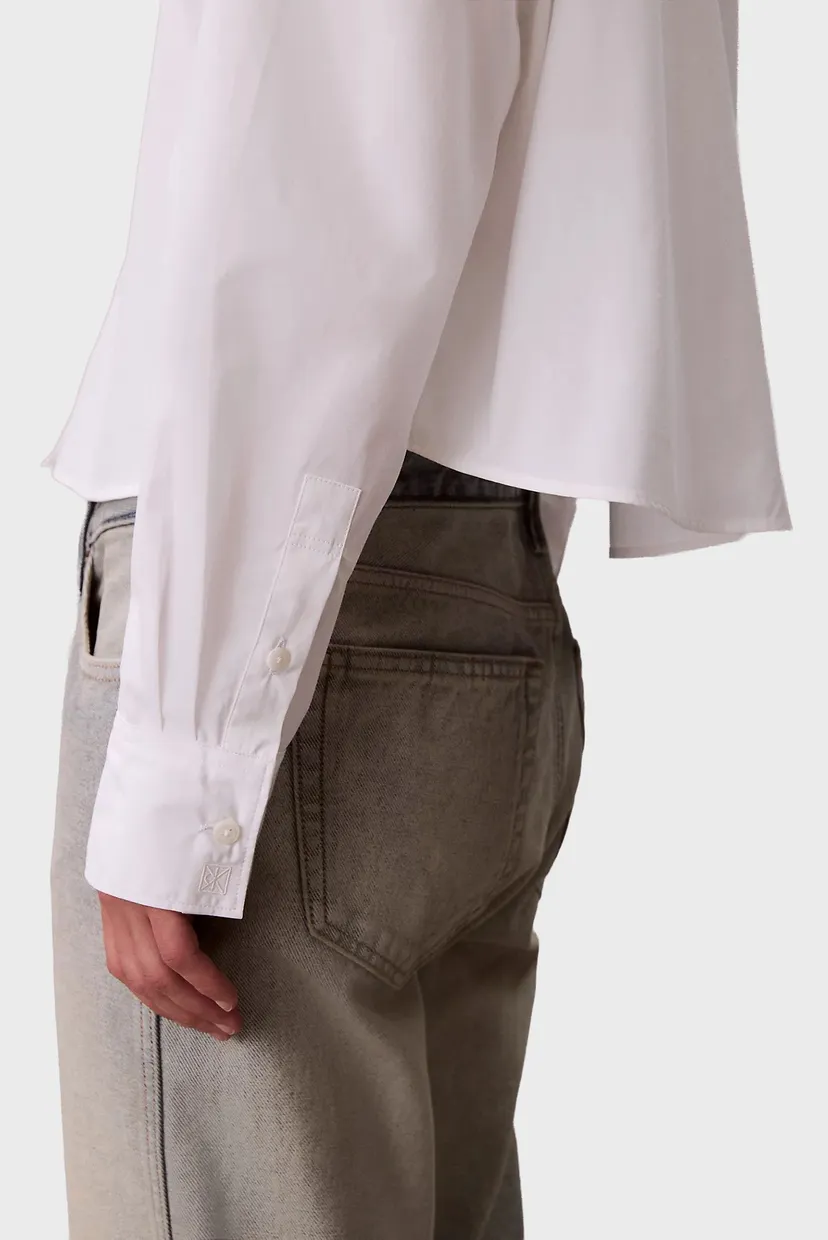 Жіноча біла сорочка Poplin 6