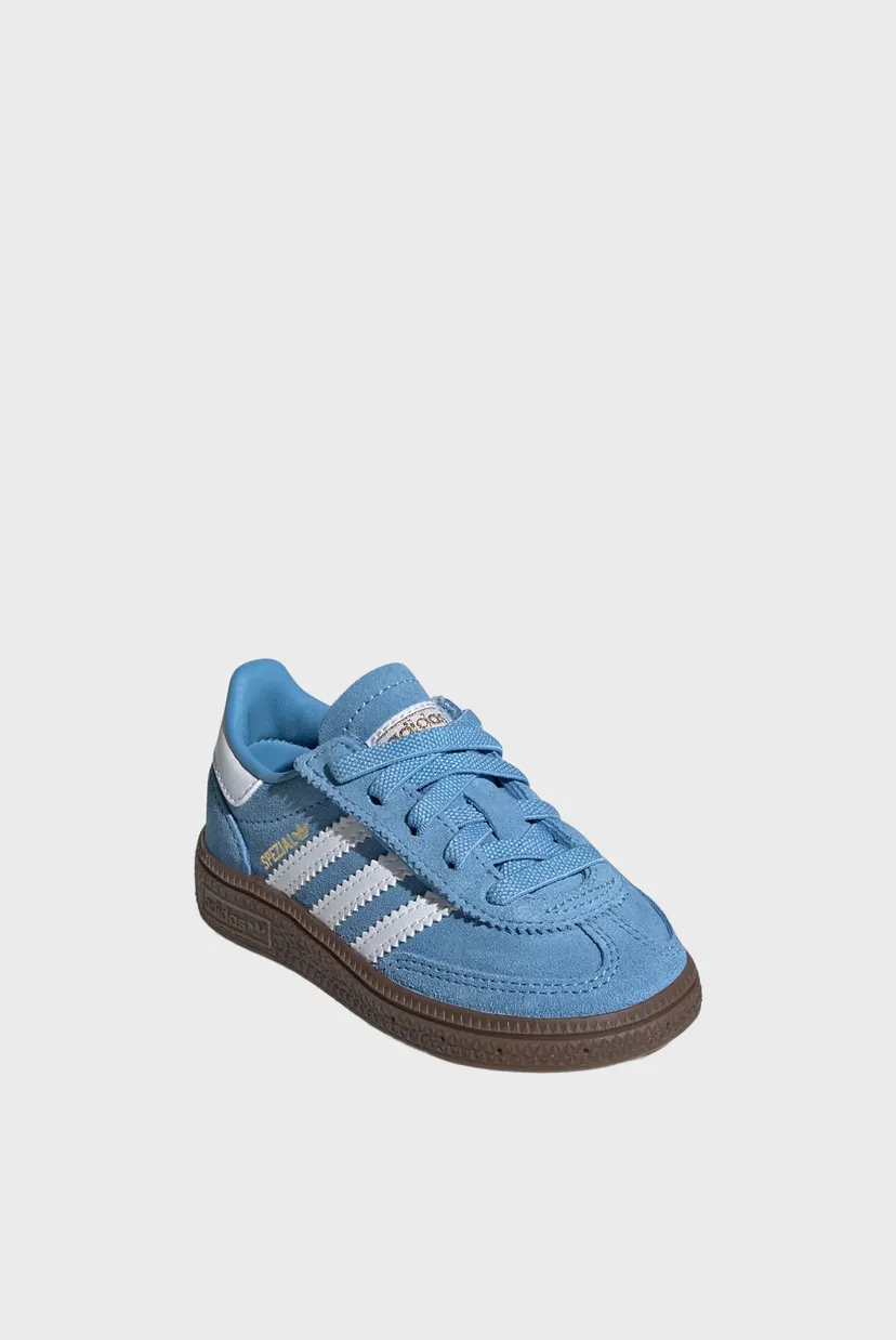 Дитячі блакитні замшеві снікерси Handball Spezial Comfort Closure Elastic Lace Kids 3