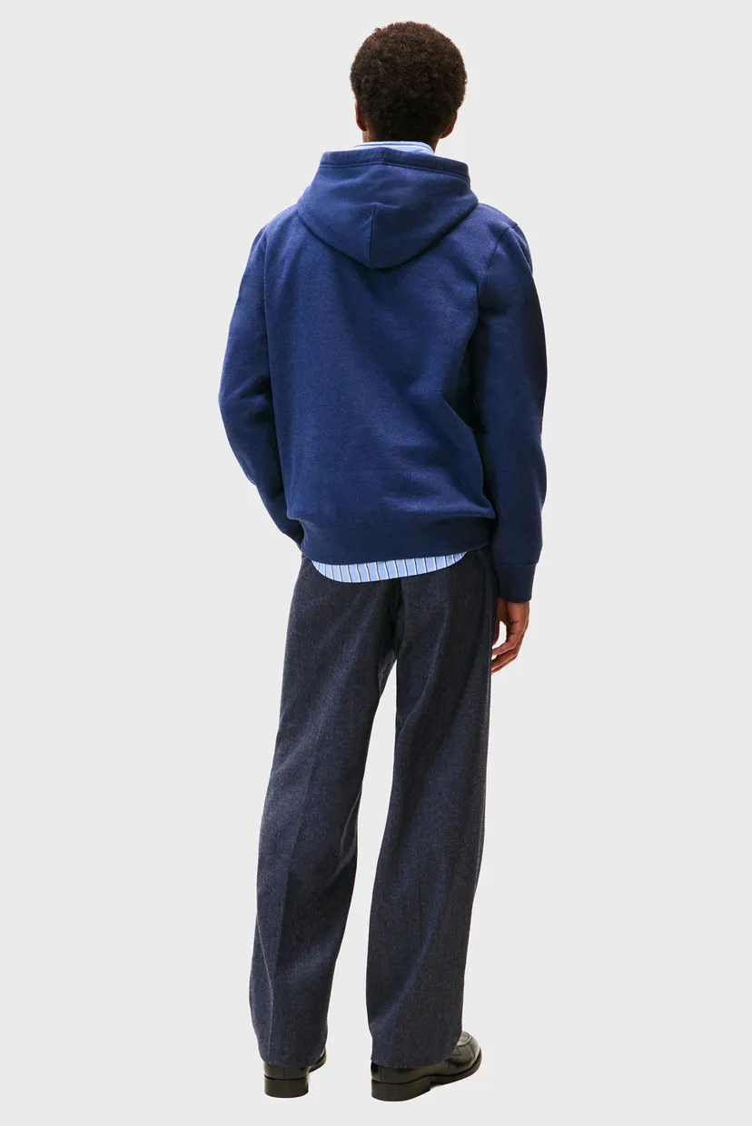 Чоловіче темно-синє худі ESS SEASONAL FLEECE 3