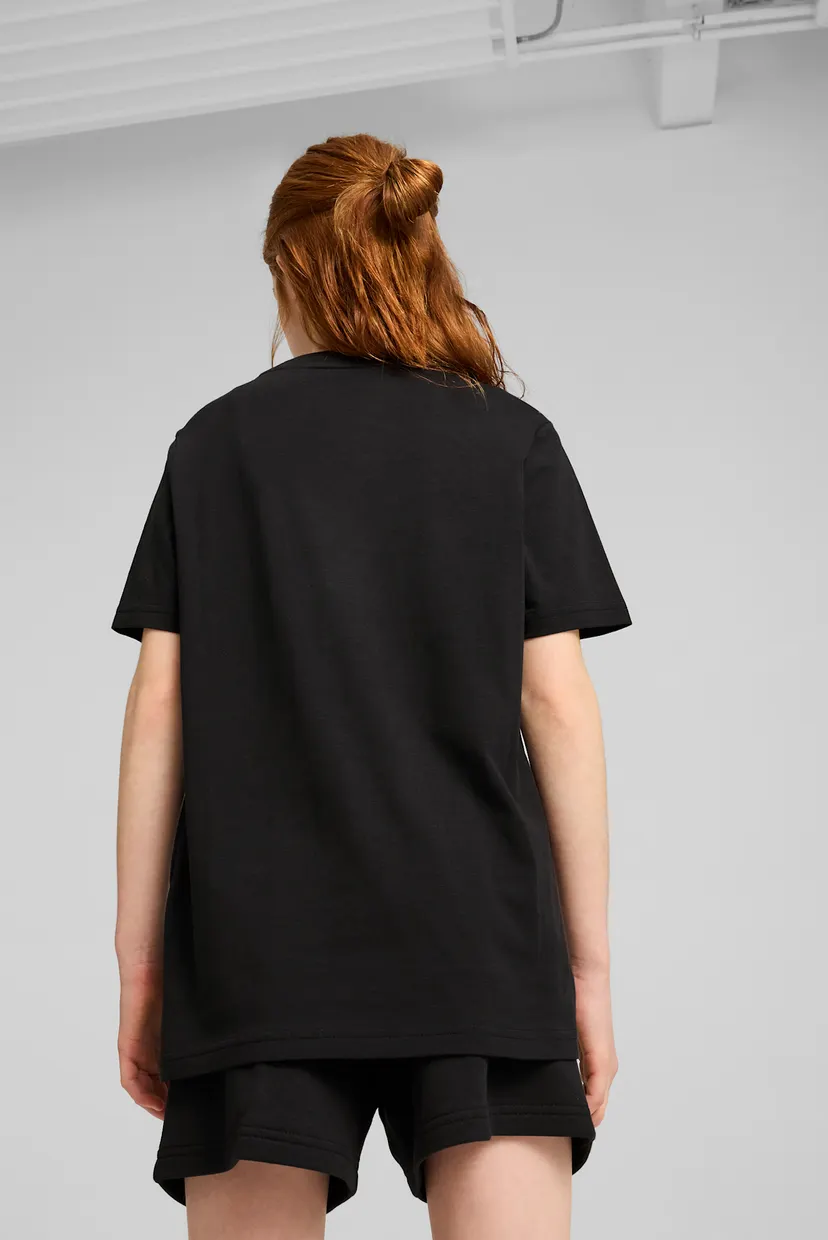 Детская черная футболка Essentials Script Tee Youth 3