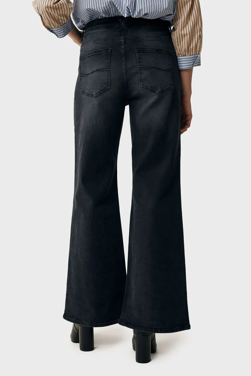 Жіночі чорні джинси Denim wide leg LYNN 3
