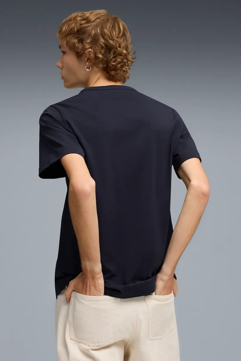 Мужская темно-синяя футболка Essentials Elevated Tee Men 3