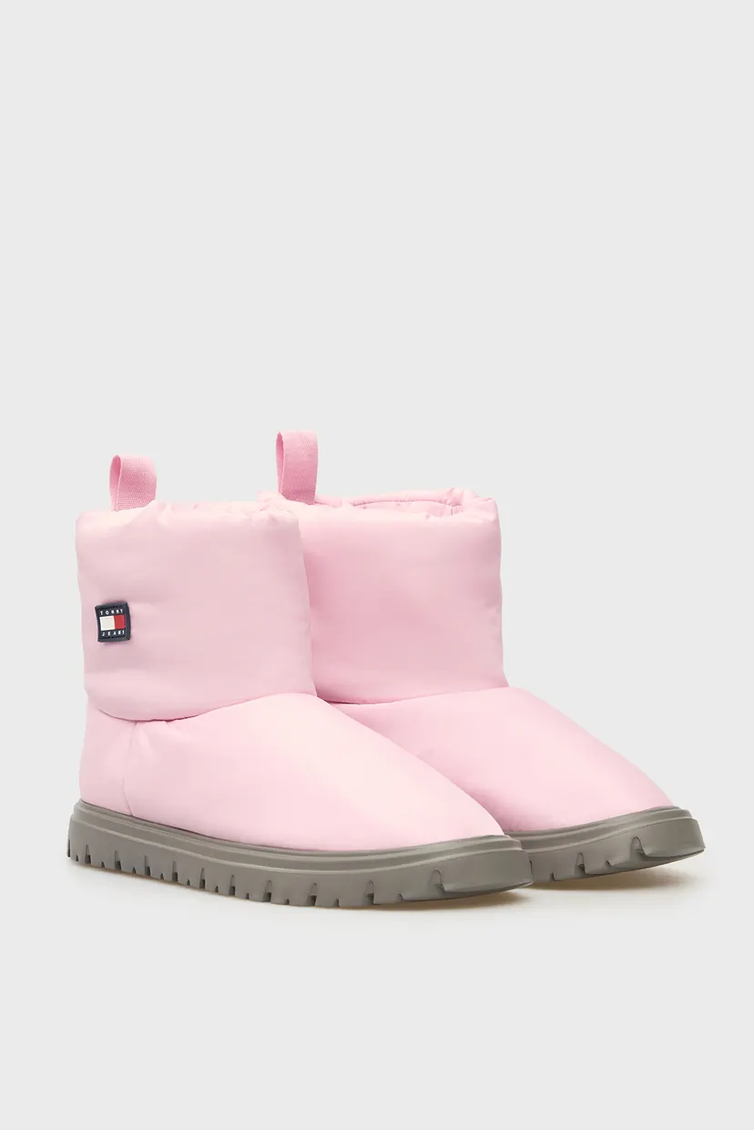 Женские розовые дутики SNOW BOOT 3