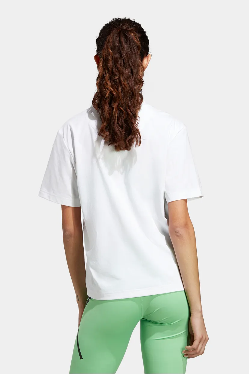 Жіноча біла футболка adidas by Stella McCartney TrueCasuals Regular Sportswear 3