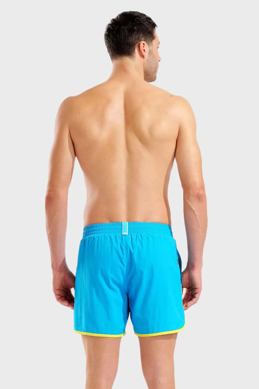 Чоловічі блакитні плавальні шорти BIG LOGO BORDERS BEACH SHORT 3