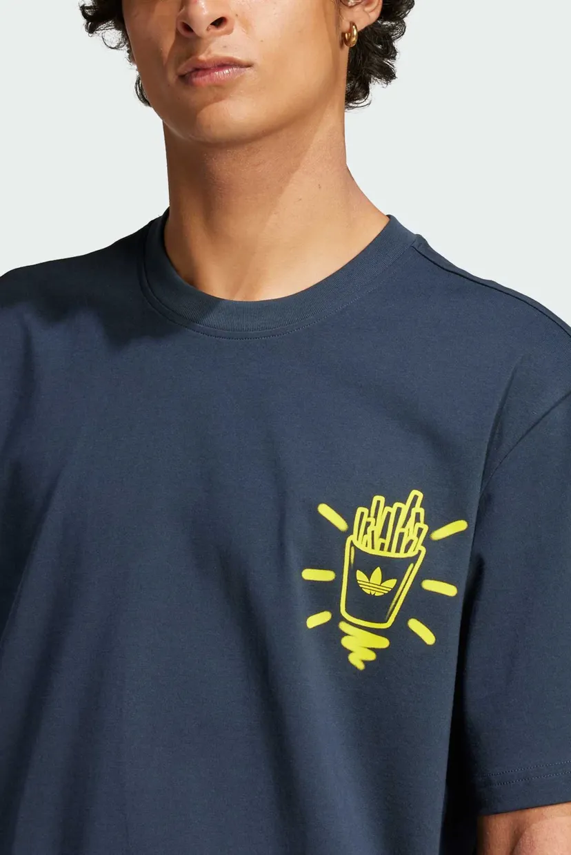 Мужская темно-синяя футболка adidas Originals 4