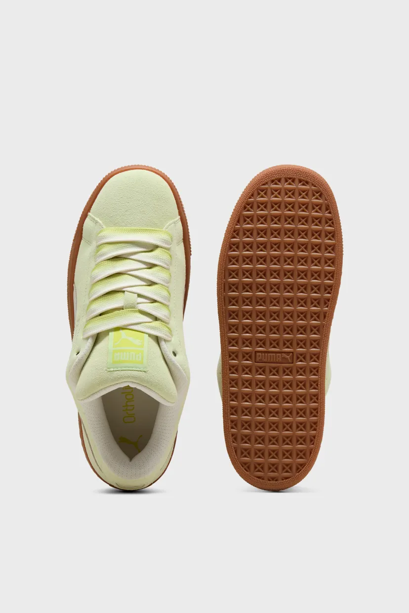 Жіночі салатові замшеві снікерси Suede XL Sneakers Women 4