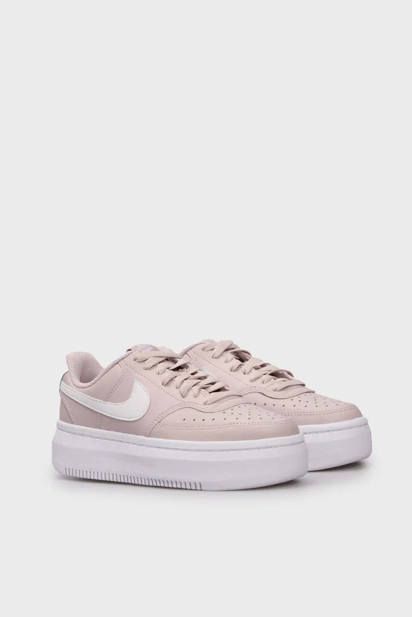 Жіночі пудрові шкіряні снікерси W NIKE COURT VISION ALTA LTR 3