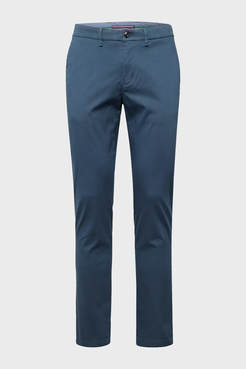 Мужские синие чиносы с узором CHINO DENTON PRINTED STRUCTURE 5
