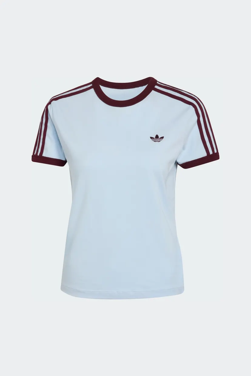 Жіноча блакитна футболка 3 STRIPES SLIM 6