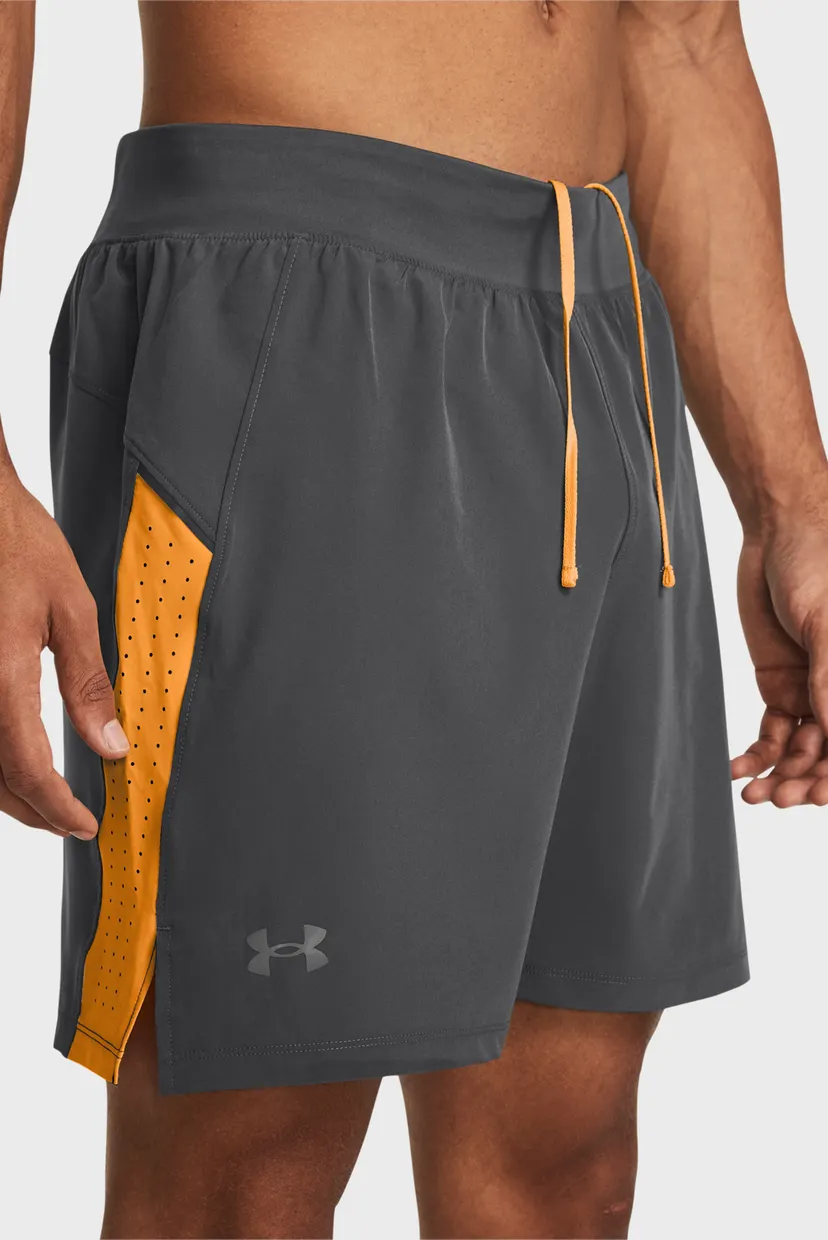 Чоловічі сірі шорти UA LAUNCH PRO 7'' SHORTS 4