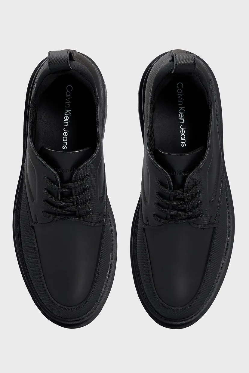 Жіночі чорні дербі FLATFORM LACEUP DERBY 4