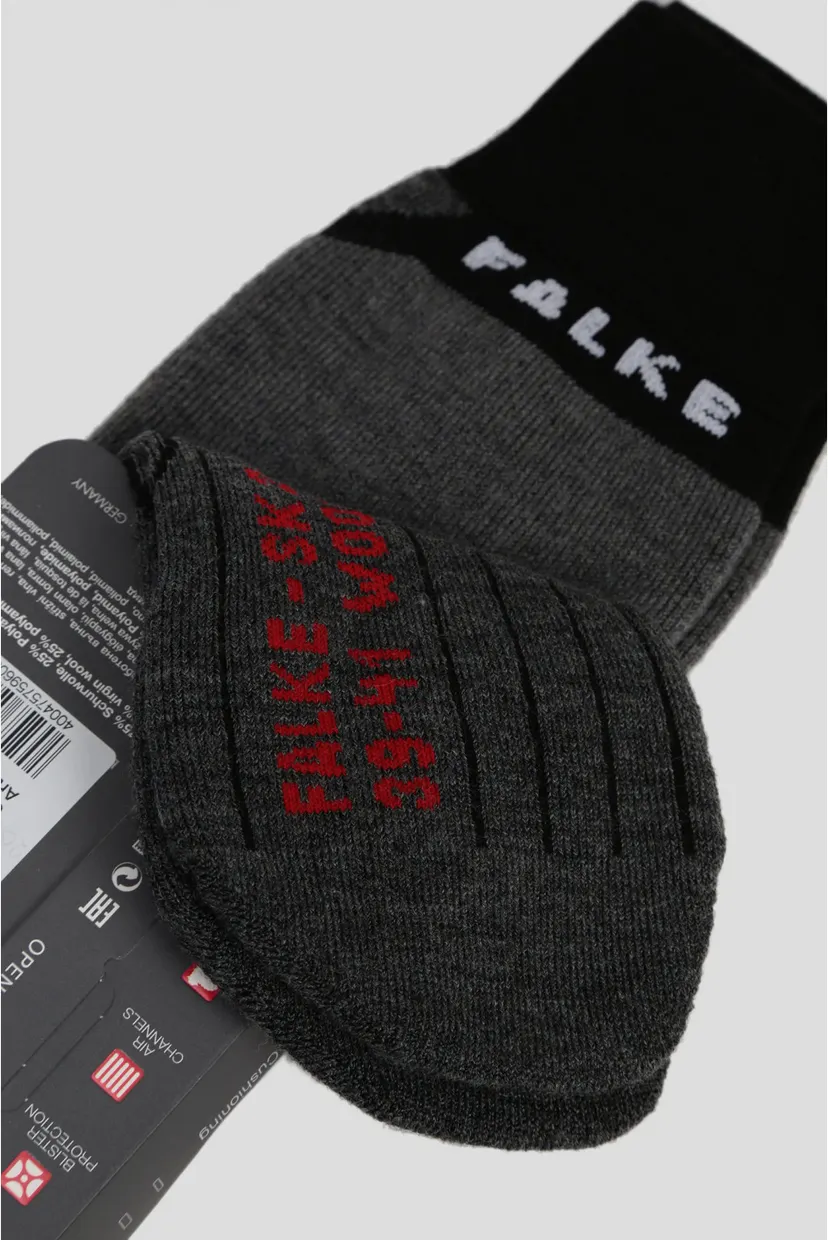 Мужские серые лыжные носки SK2 WOOL 3