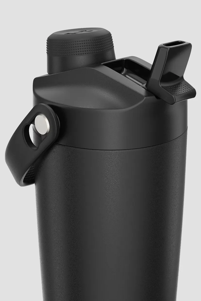 Чорна пляшка для води UA 30oz Speed Flip Stainless Steel Bottle Black OSFA (500 мл) 5
