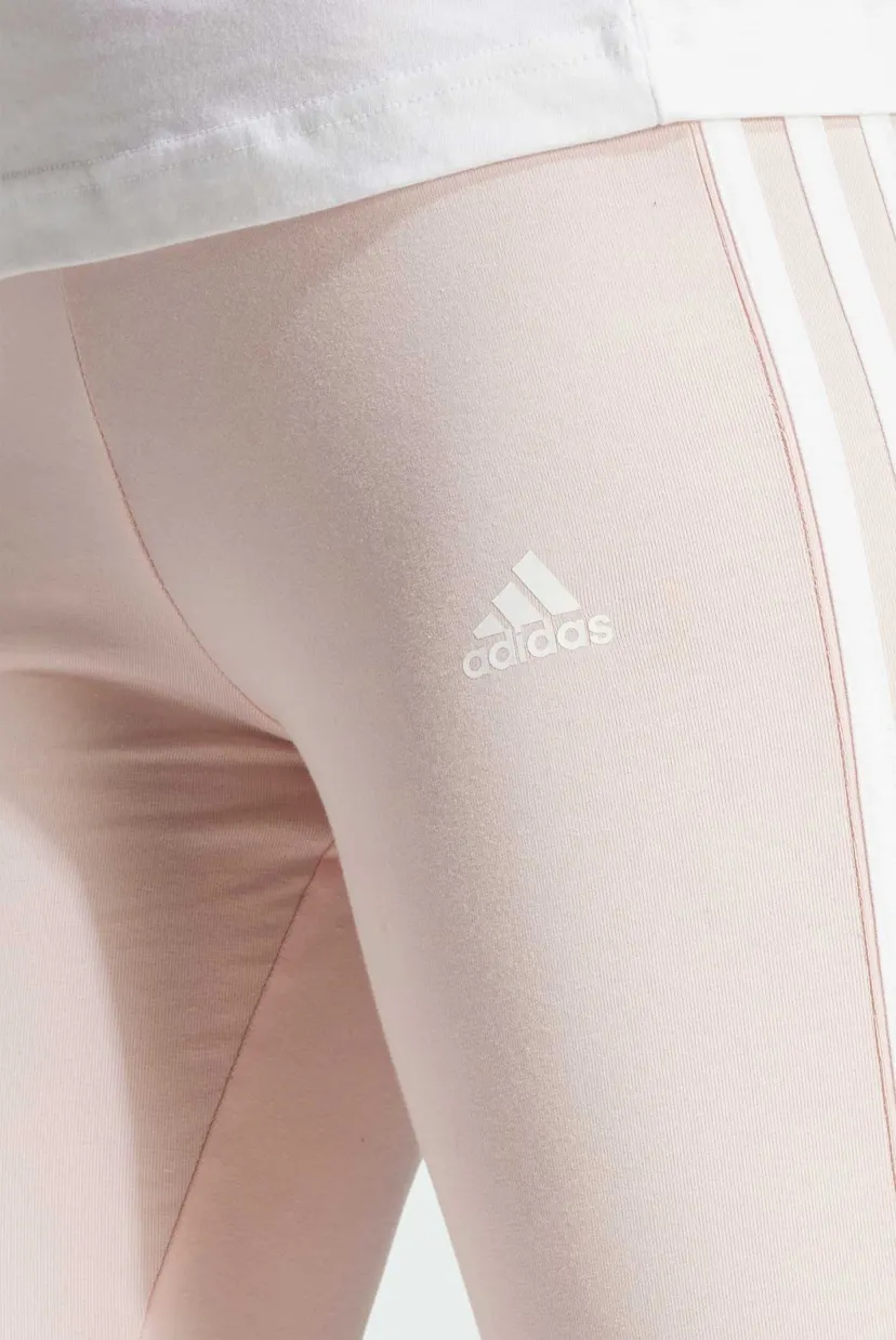 Женские розовые тайтсы Essential 3-Stripes 4