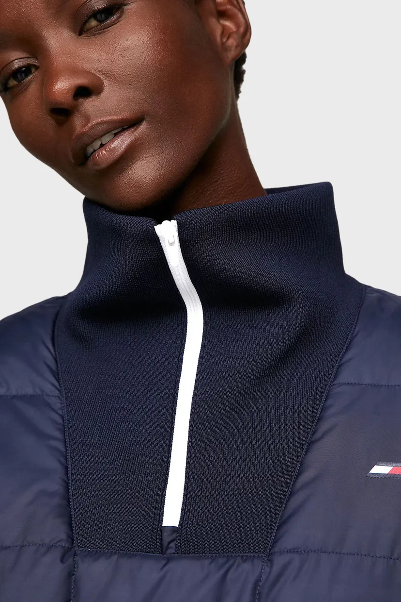 Жіноча темно-синя куртка ESSENTIALS RLX HALF ZIP OTW 4