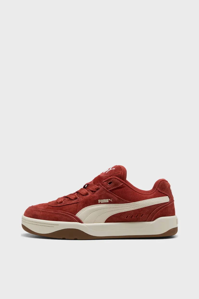 Червоні замшеві снікерси Park Lifestyle SK8 Suede Sneakers Unisex 3