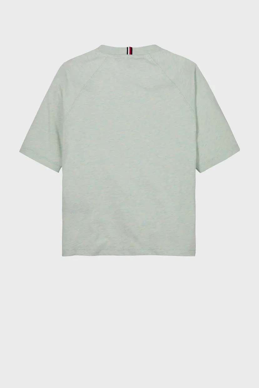 Дитяча м'ятна футболка HILFIGER VARSITY TEE 5