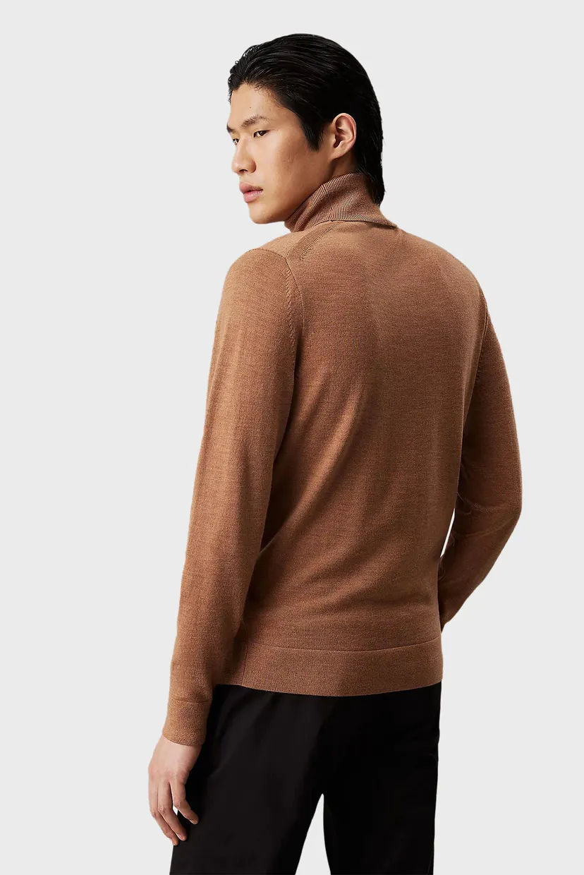 Чоловічий коричневий вовняний гольф SUPERIOR WOOL TURTLE NECK 3