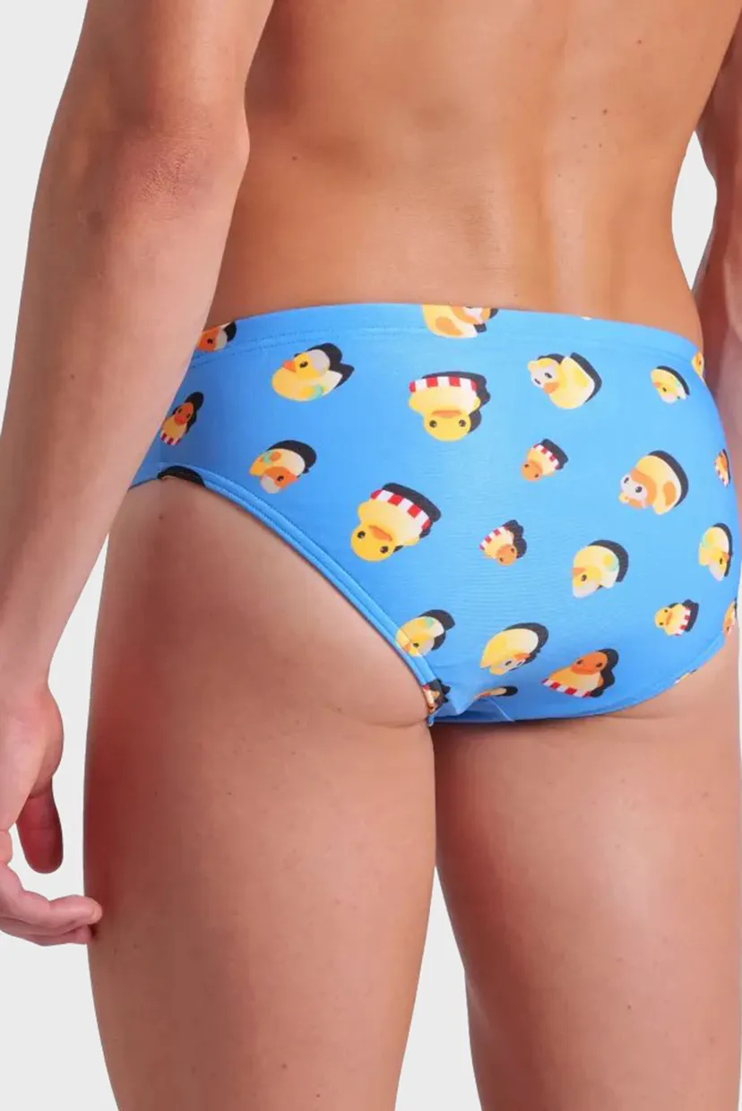 Чоловічі блакитні плавки з візерунком MENS ARENA DUCKS SWIM BRIEFS 4