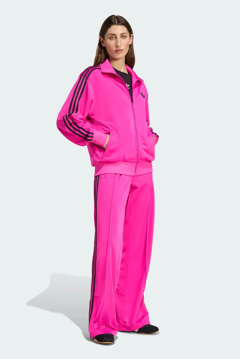 Женская малиновая спортивная кофта Adicolor Classic Firebird Loose
