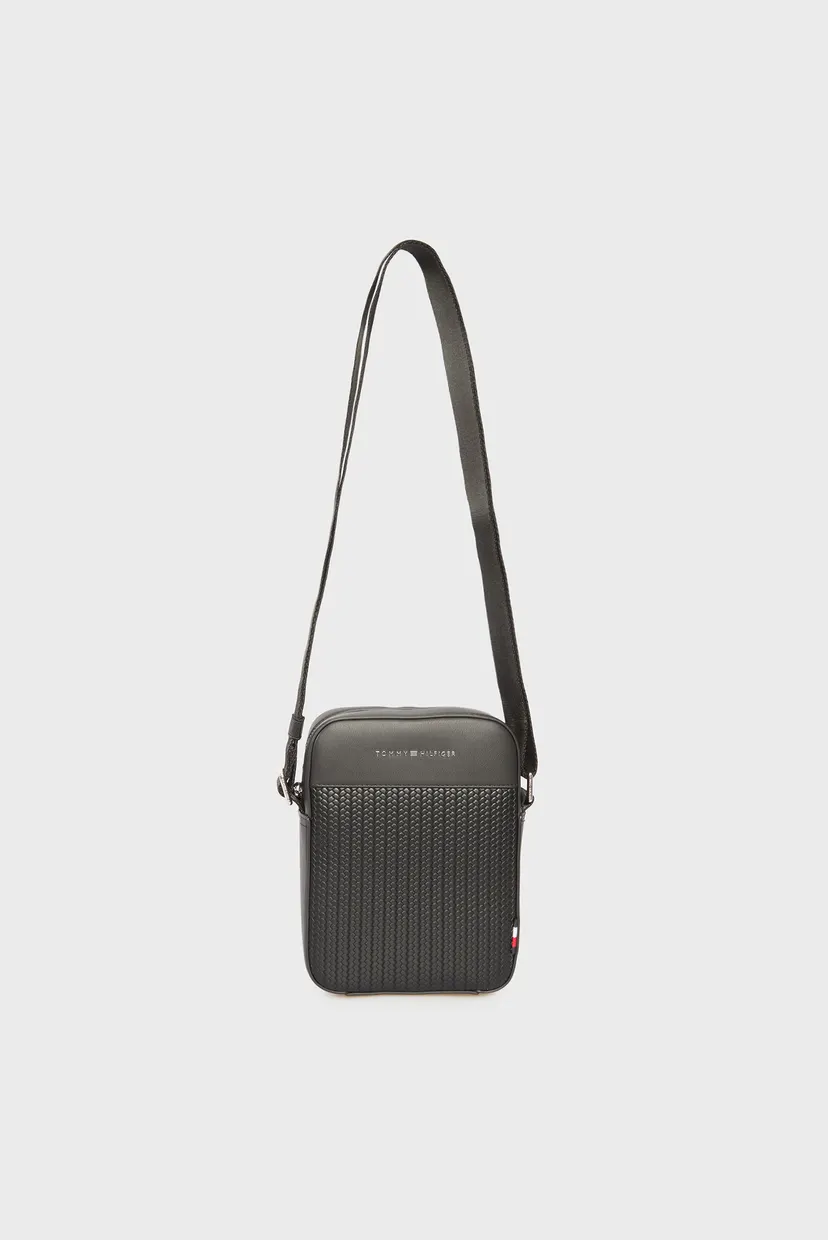 Мужская черная сумка WOVEN MINI 6