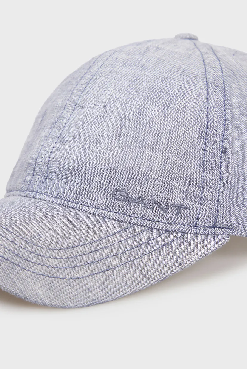 Чоловіча блакитна лляна кепка LINEN CAP 3